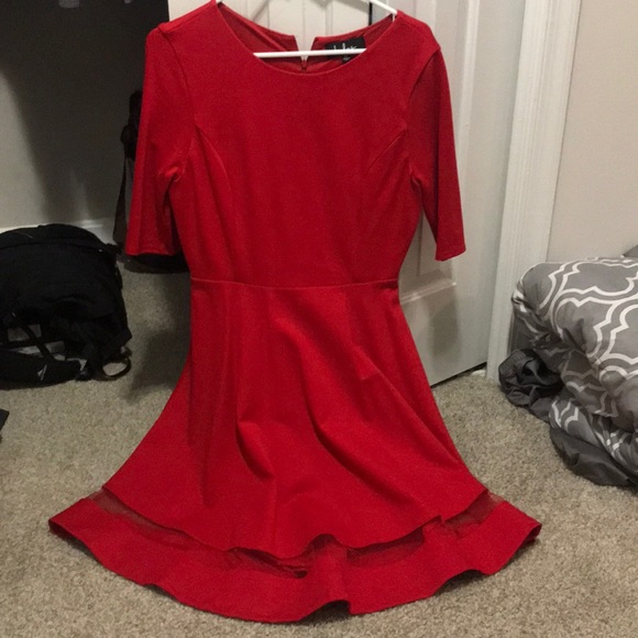 Red lulus dress - Picture 1 of 3